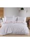 Premium Ophelia White - Poplin Double Embroidered Duvet Cover Set