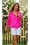 Women's %100 Cotton Flam Voile Fabric Long Sleeve Skirt Ruffled Loose Shirt 700-3570330
