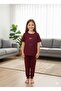 Children's Burgundy Pajama Set