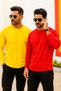 Men's Yellow-Red 2-Pack Basic Long Sleeve Athlete Bodysuit - 5