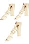 3 Pieces of Ribbed Knitwear Sleeves