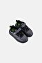 Toddlers Boy Velcro Closure Running Shoes, Grey - 2