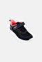 Toddlers Girl Velcro Closure Training Shoes, Black