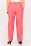 Women Cropped Fit Solid Chino Pants, Pink - 2