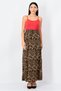 Women Animal Print Maxi Skirt, Multicolor - 4