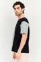Men Sportswear Fit Short Sleeve Two Tone Outdoor T-Shirt, Multicolor - 4
