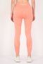 Women Sportswear Fit Brand Logo Training Leggings, Peach - 3