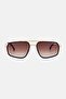 Men 2076020035886 Aviator Sunglasses, Black