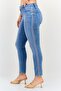 Women Regular Fit Washed Stretchable Denim, Blue - 3