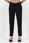 Women Cigarette Fit checkered Dress Pants, Black