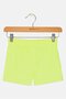 Kids Boy Brand Logo Outdoor Shorts, Lime Green - 3