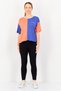 Women Sportswear Fit Short Sleeve Outdoor T-Shirts, Multicolor - 2