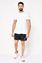 Men Standard Fit Outdoor Shorts, Black - 2