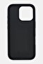iPhone 16 Pro Metal Logo Protective Case, Black - 3