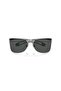 1019 100987 61 XL Oval Metal Men's Sunglasses - 5