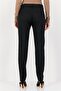 Women Cigarette Fit Heather Dress Pants, Charcoal - 4