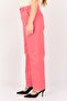 Women Cropped Fit Solid Chino Pants, Pink - 3