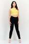 Women Slim Fit Washed Straight Leg Jeans, Black - 3