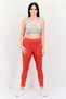 Women Sportswear Fit High Rise Outdoor Leggings, Red - 4