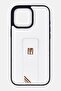 iPhone 16 Pro Max Morphix Cuero Grip Stand Protective Case, White