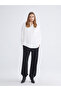 Textured Oversize Women's Shirt - 2