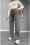 Princess&¥İ Season&&High Waist&&Stretch&&Women's Palazzo Denim Pants - 2