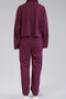 Seasonal Crop Pants Set - Crop & Straight Leg Pants Seasonal Fabric Women's Top-Bottom Set - 6