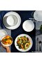 Dinnerware Set 18-Piece, Navy, White, 1147837 - 6