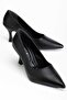 Romma Black Women's Heeled Shoes Stiletto