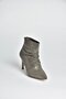 V572127214 Platinum Glitter Stone Thin Heeled Evening Dress Boots - 6