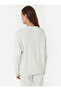 Soft Knitted Basic Sweater - Ecru - - 6