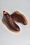 V555011003 Brown Genuine Leather Comfort Orthopedic Sole Lace-Up Women's Boots - 5