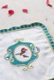 Love Birds Compatible Presentation Set of 2 Cocktail Napkins Coffee Side Linen Embroidered Coasters - 5