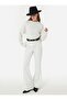 Soft Knitted Basic Sweater - Ecru - - 2
