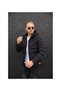 Polar Fleece Fixed Hood Puffer Coat--1468-- - 5