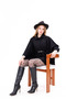 Women's Winter Cashmere Poncho - 4