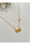 Swallow-Shaped Detailed Openable Letter Love Note Necklace (Amulet Can Also Be Added) Valentine's Day Necklace - 2