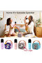 Children and Adult Karaoke Machine Mini Portable Speaker with Wireless Microphone and Lights - 3