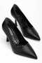 Parhis Black Women's Heeled Shoes Stiletto