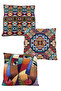 Tapestry Woven 3-Piece Throw Pillow Cover Set - 8