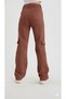Women's High Waist Wide Leg Brown Cargo Pocket Pants Jeans - 2