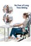 Thickened Coccyx Orthopedic Seat Cushion, Memory Foam Ergonomic Seat Cushion for Bigger Size People, Fit for Office Chair, Car Seat, Wheelchair (Black) - 4
