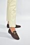 V780161202 Brown Suede Casual Women's Shoes - 2