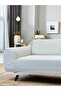 Bohemian Style Elastic 3-Seater Sofa Cover, Non-Slip, Flexible and Washable Sofa Cover, Cream Color. - 3