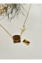 Swallow-Shaped Detailed Openable Letter Love Note Necklace (Amulet Can Also Be Added) Valentine's Day Necklace