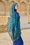 Noble Cotton Modal Shawl - Navy Blue - 4