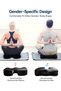 Thickened Coccyx Orthopedic Seat Cushion, Memory Foam Ergonomic Seat Cushion for Bigger Size People, Fit for Office Chair, Car Seat, Wheelchair (Black) - 2