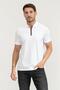 Men's Polo Neck T-Shirt White