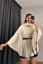 Women's Winter Cashmere Poncho - 6