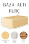 8 Pieces - Gold Striped Large Under-Bed & Sofa-Type Storage Bag 65x45x22 cm – Extra Weight - 5